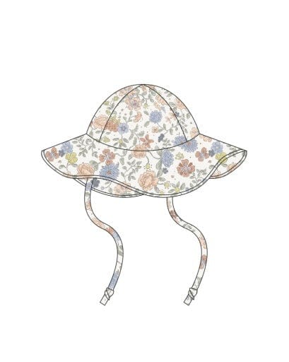 RYLEE + CRU LLC Rylee + Cru Llc Girls Accessories-headwear Floppy Swim Hat Bloom