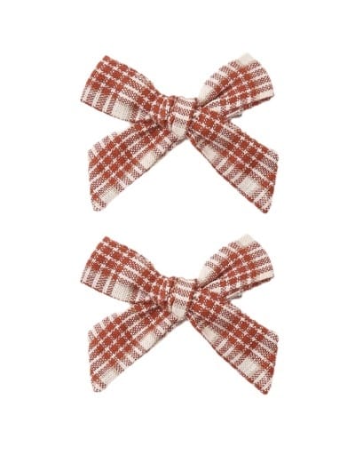 RYLEE + CRU LLC Rylee + Cru Llc Girls Accessories-headwear Teen Bows, Set Of 2 Vintage Plaid