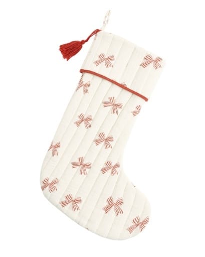 RYLEE + CRU LLC Rylee + Cru Llc Girls Accessories-other Accessories Christmas Stocking Peppermint Bows