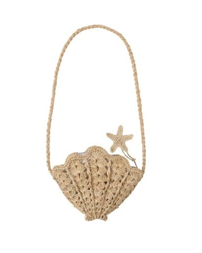 RYLEE + CRU LLC Rylee + Cru Llc Girls Accessories-purses/bags Shell Purse Straw
