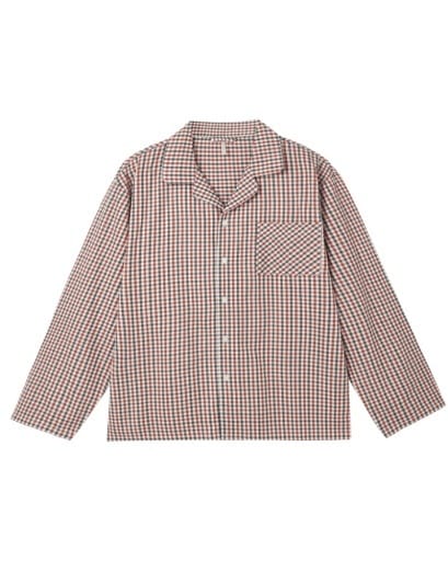 RYLEE + CRU LLC Rylee + Cru Llc Women Adult-mens Men's Pajama Top Holiday Gingham