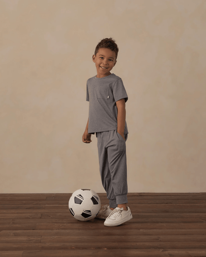 RYLEE + CRU LLC Century Tech Jogger Dark Heathered Grey