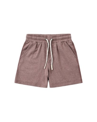 RYLEE + CRU LLC Rylee + Cru Llc Boys Boys-bottoms Oceanside Tech Short Heathered Mulberry