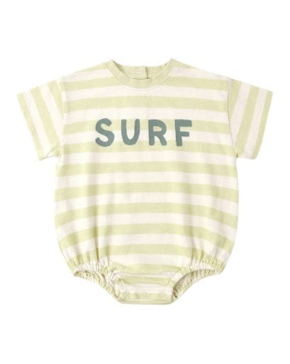 RYLEE + CRU LLC Rylee + Cru Llc Boys Boys-bubbles Relaxed Bubble Romper Surf