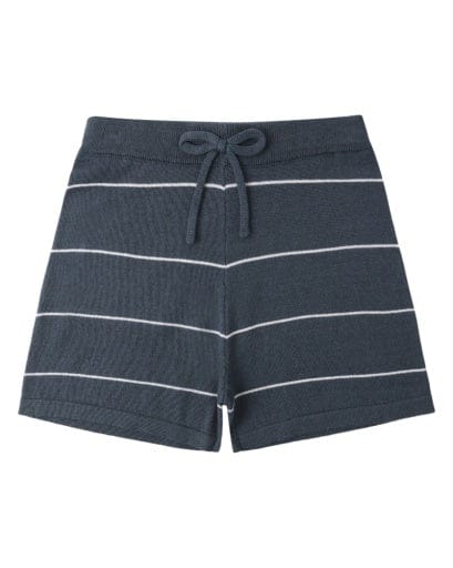 RYLEE + CRU LLC Rylee + Cru Llc Boys Boys-shorts Chandler Knit Short Navy Stripe