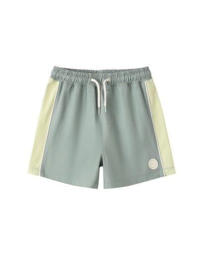 RYLEE + CRU LLC Rylee + Cru Llc Boys Boys-shorts Paneled Boardshort Sea Green