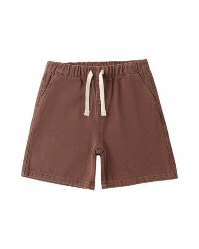 RYLEE + CRU LLC Rylee + Cru Llc Boys Boys-shorts Perry Short Chocolate
