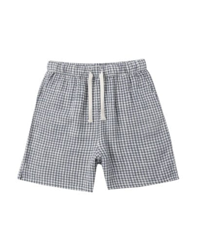 RYLEE + CRU LLC Rylee + Cru Llc Boys Boys-shorts Perry Short Marine Gingham