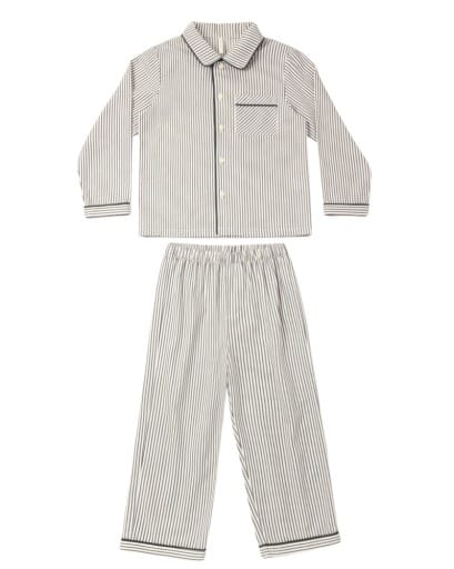 RYLEE + CRU LLC Rylee + Cru Llc Boys Boys-sleepwear Long Sleeve Pajamas Evergreen Stripe