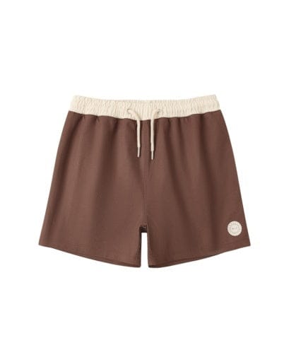 RYLEE + CRU LLC Rylee + Cru Llc Boys Boys-swim Paneled Boardshort Chocolate