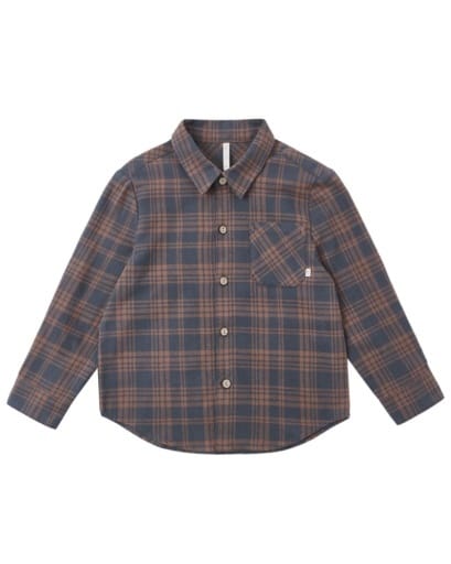 RYLEE + CRU LLC Long Sleeve Shirt Midnight Plaid