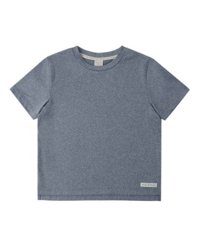 RYLEE + CRU LLC Rylee + Cru Llc Boys Boys-tops Cove Essential Tee Heathered Marine