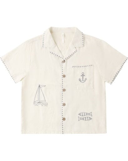 RYLEE + CRU LLC Rylee + Cru Llc Boys Boys-tops Lapel Collar Shirt Sailor
