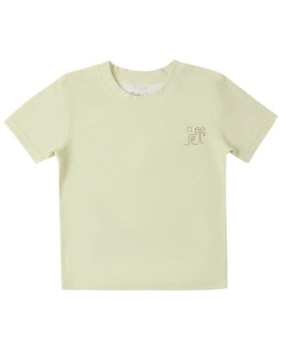 RYLEE + CRU LLC Rylee + Cru Llc Boys Boys-tops Short Sleeve Rashguard Citron