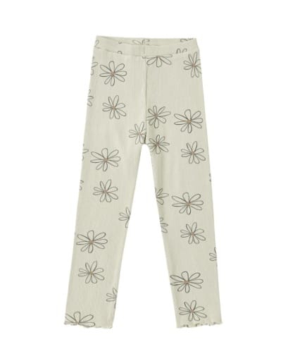 RYLEE + CRU LLC Ribbed Legging Big Daisy