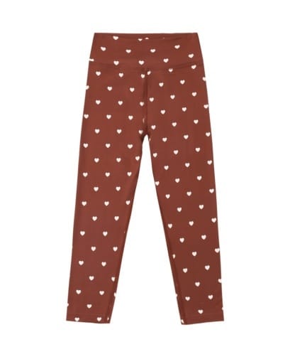 RYLEE + CRU LLC Rylee + Cru Llc Girls Girls-bottoms Basic Legging Brick Hearts