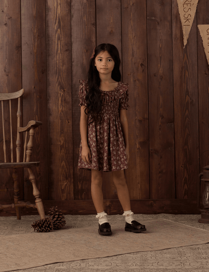 RYLEE + CRU LLC Dillon Dress Iris Mullberry