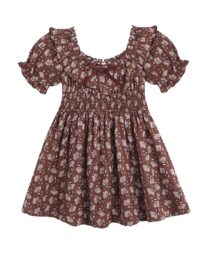 RYLEE + CRU LLC Rylee + Cru Llc Girls Girls-bubbles/dresses/rompers/sets Dillon Dress Iris Mullberry
