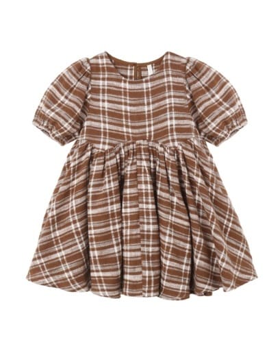 RYLEE + CRU LLC Rylee + Cru Llc Girls Girls-bubbles/dresses/rompers/sets Rose Dress Aspen Plaid