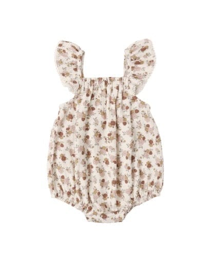 RYLEE + CRU LLC Rylee + Cru Llc Girls Girls-bubbles Bonnie Romper Bloom