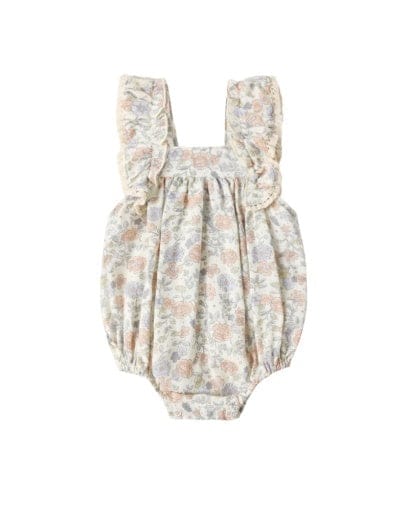 RYLEE + CRU LLC Rylee + Cru Llc Girls Girls-bubbles Maya Romper Bloom