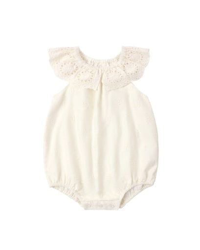 RYLEE + CRU LLC Rylee & Cru LlcMyla Romper Ivory