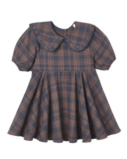 RYLEE + CRU LLC Camille Dress Midnight Plaid