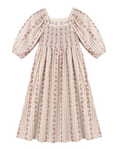 RYLEE + CRU LLC Rylee + Cru Llc Girls Girls-dresses/rompers/sets Della Dress Floral Stripe