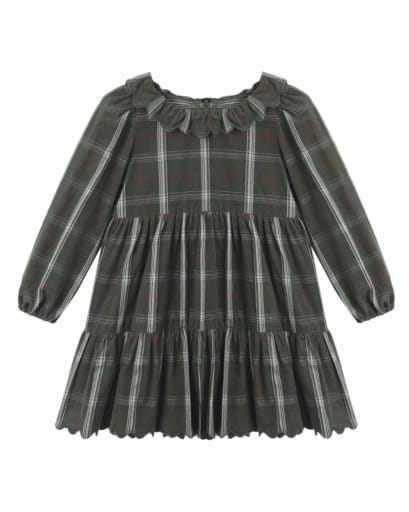 RYLEE + CRU LLC Rylee + Cru Llc Girls Girls-dresses/rompers/sets Fran Dress Holiday Plaid