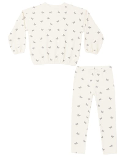 RYLEE + CRU LLC Spongey Knit Set Butterfly Ditsy