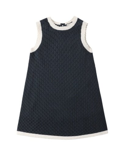 RYLEE + CRU LLC Rylee + Cru Llc Girls Girls-dresses Crochet Tank Mini Dress Navy