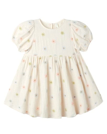 RYLEE + CRU LLC Rylee + Cru Llc Girls Girls-dresses Marley Dress Embroidered Daisies