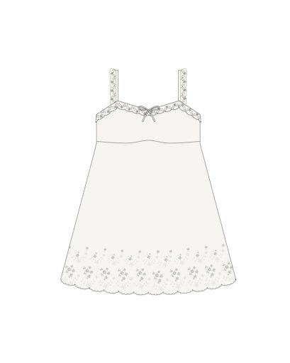 RYLEE + CRU LLC Rylee + Cru Llc Girls Girls-dresses Teen Ida Mini Dress Ivory