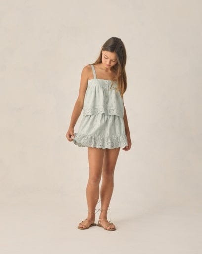 RYLEE + CRU LLC Rylee + Cru Llc Girls Girls-sets Teen Jess Mini Skirt Seafoam