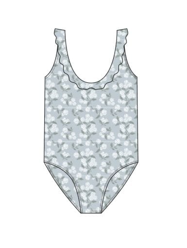 RYLEE + CRU LLC Rylee & Cru Giana One-piece Hydrangea