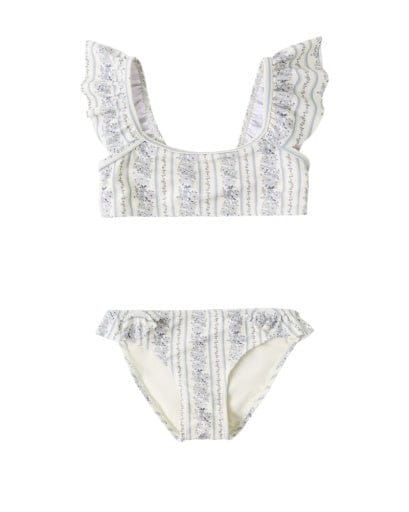 RYLEE + CRU LLC Rylee + Cru Llc Girls Girls-swim Hanalei Two-piece Blue Floral