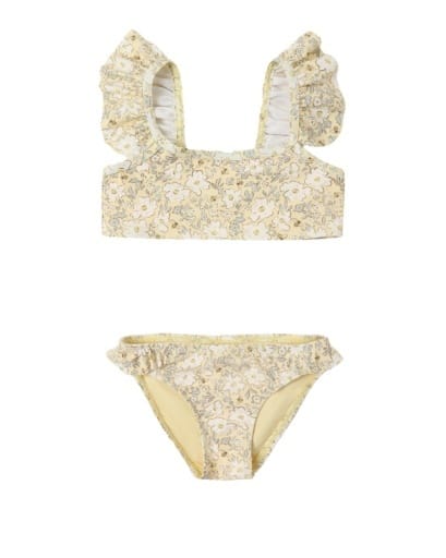 RYLEE + CRU LLC Rylee + Cru Llc Girls Girls-swim Hanalei Two-piece Lemon Meadow
