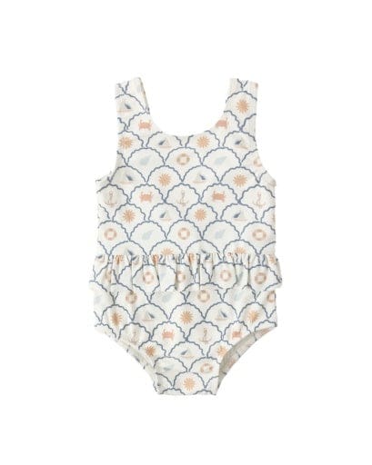 RYLEE + CRU LLC Rylee + Cru Llc Girls Girls-swim Skirted One-piece Nautical