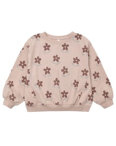RYLEE + CRU LLC Rylee + Cru Llc Girls Girls-tops Oversized Sweatshirt Daisy