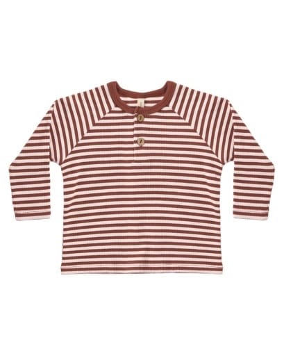 RYLEE + CRU LLC Henley Knit Top Candy Stripe