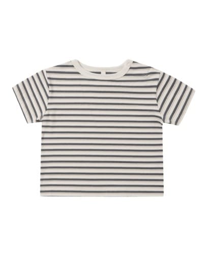 RYLEE + CRU LLC Rylee + Cru Llc Boys Infant Boys-bubbles/rompers/sets Boxy Tee Vintage Stripe