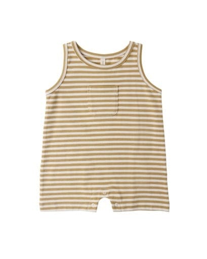 RYLEE + CRU LLC Rylee + Cru Llc Boys Infant Boys-sets Sleeveless One-piece Honey Stripe