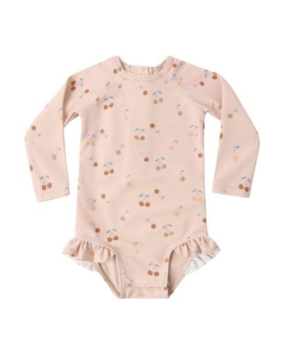 RYLEE + CRU LLC Rylee + Cru Llc Boys Infant Boys-swim Olivia Rashguard One-piece Cherries