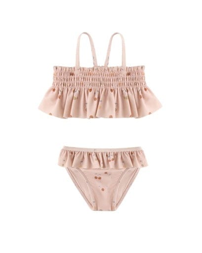 RYLEE + CRU LLC Rylee + Cru Llc Boys Infant Boys-swim Smocked Ruffle Bikini Cherries