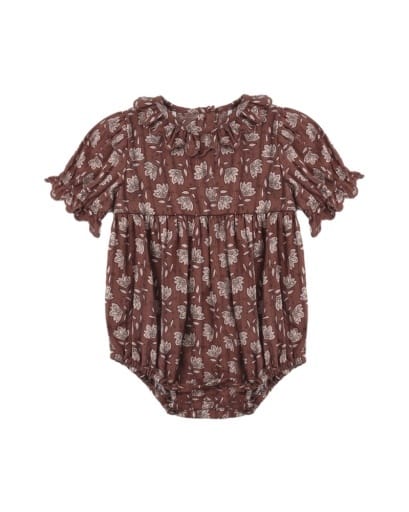 RYLEE + CRU LLC Rylee + Cru Llc Girls Infant Girls-bubbles/dress/rompers/sets Liv Romper Mulberry Iris