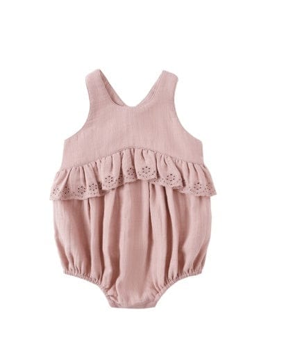 RYLEE + CRU LLC Rylee + Cru Llc Girls Infant Girls-bubbles Penny Romper Mauve