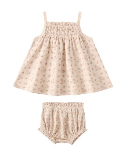 RYLEE + CRU LLC Tank + Bloomer Set Strawberries