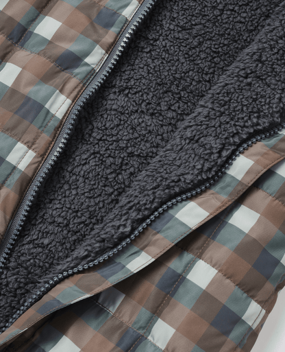 RYLEE + CRU LLC Cedar Puffer Suit Midnight Check