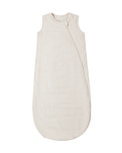 RYLEE + CRU LLC Rylee + Cru Llc Bamboo Sleep Bag Oat Gingham