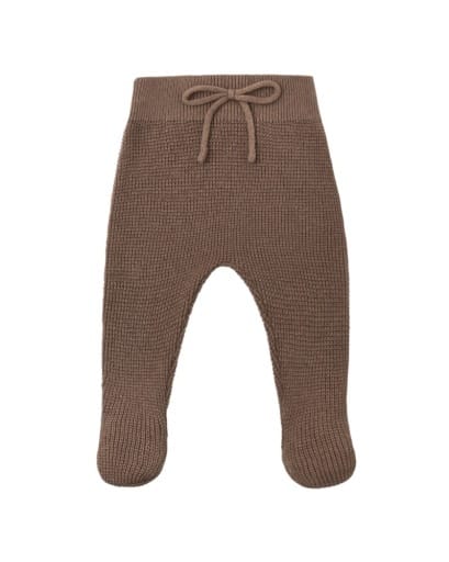 RYLEE + CRU LLC Rylee + Cru Llc Boys Footed Knit Pant Cocoa